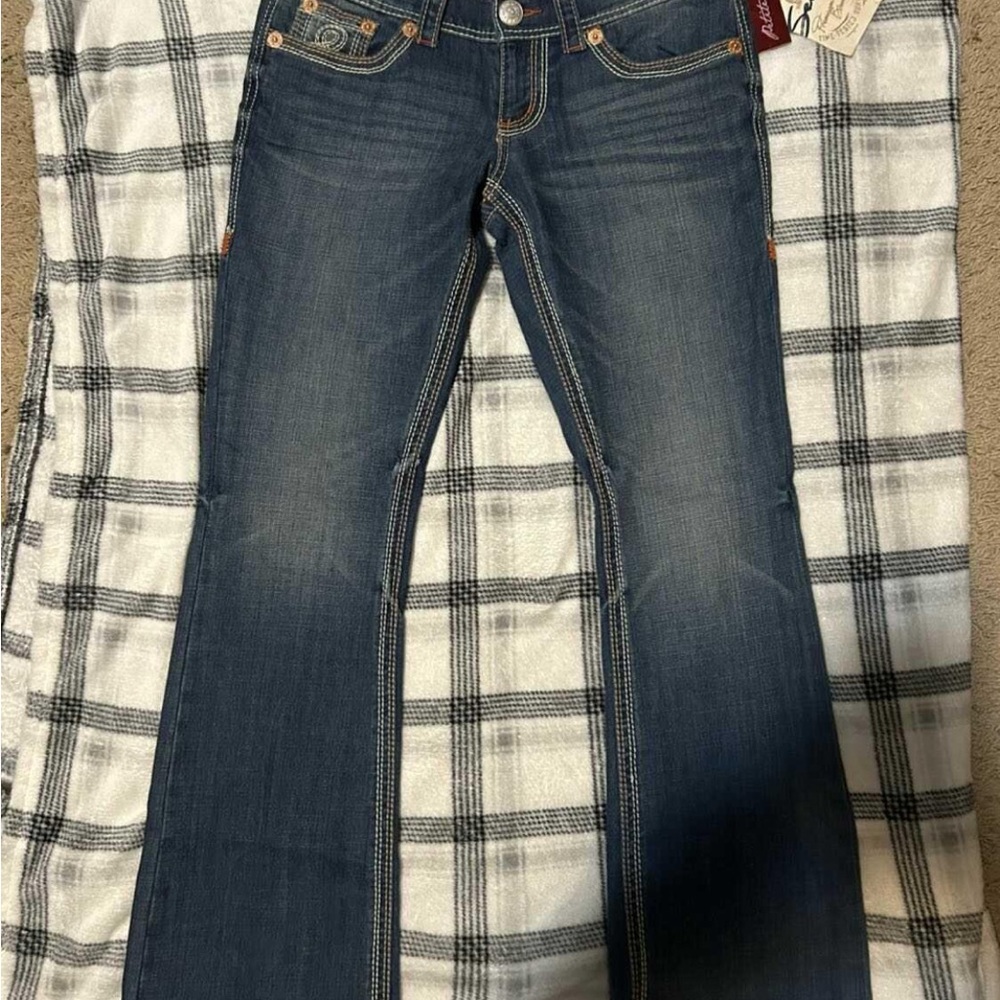 Seven7 Women's Dark Blue Boot Cut Jeans
